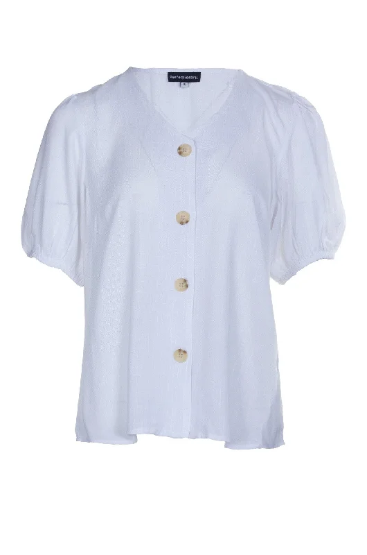 Soft Drape Shirt | WHITE | 4611A1