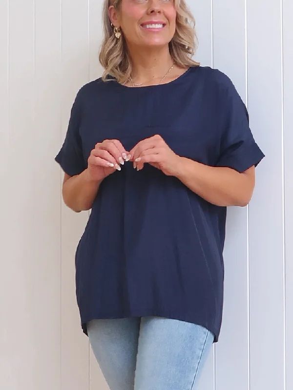 Tamsin Blouse - Navy