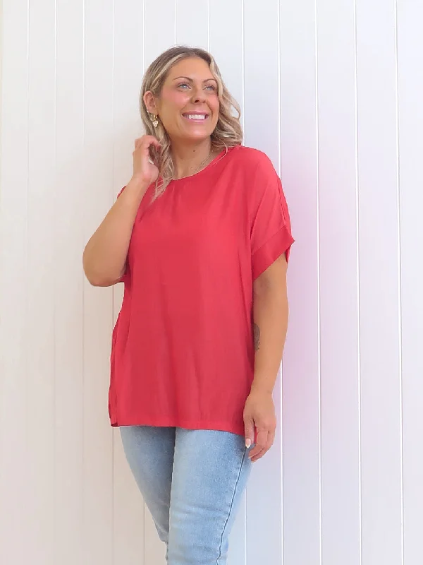 Tamsin Blouse - Red